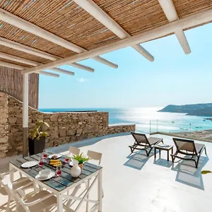  Villa Elia House With Amazing View On The Beach Mykonos